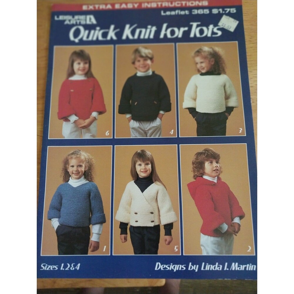Quick Knit for Tots Leaflet 385 Leisure Arts
